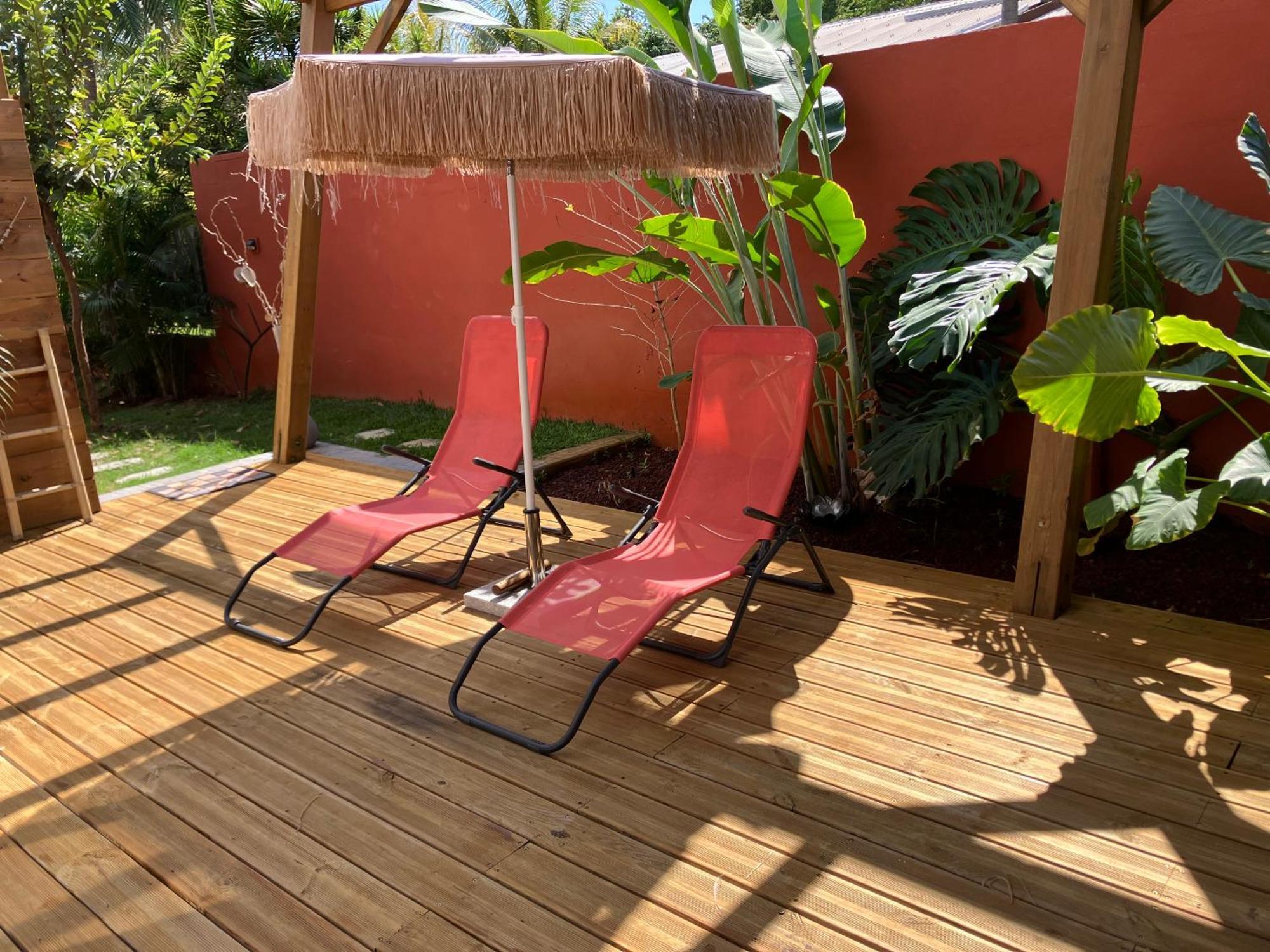 Kazacoco Bungalow A 5 Min A Pieds Du Lagon La Saline Les Bains Exterior photo